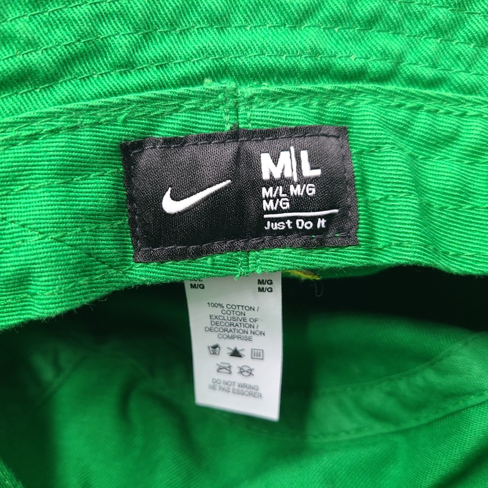 Oregon Ducks Bucket Hat Nike Fitted M-L Green White NCAA University Swoosh Men - Picture 8 of 9
